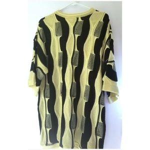 Coogi sweater shirt - Yellow black XL